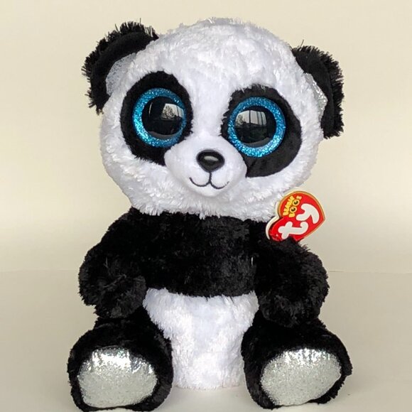 New w/Tag Ty MEDIUM SIZ Beanie Boos Bamboo Panda 9" - Picture 3 of 14